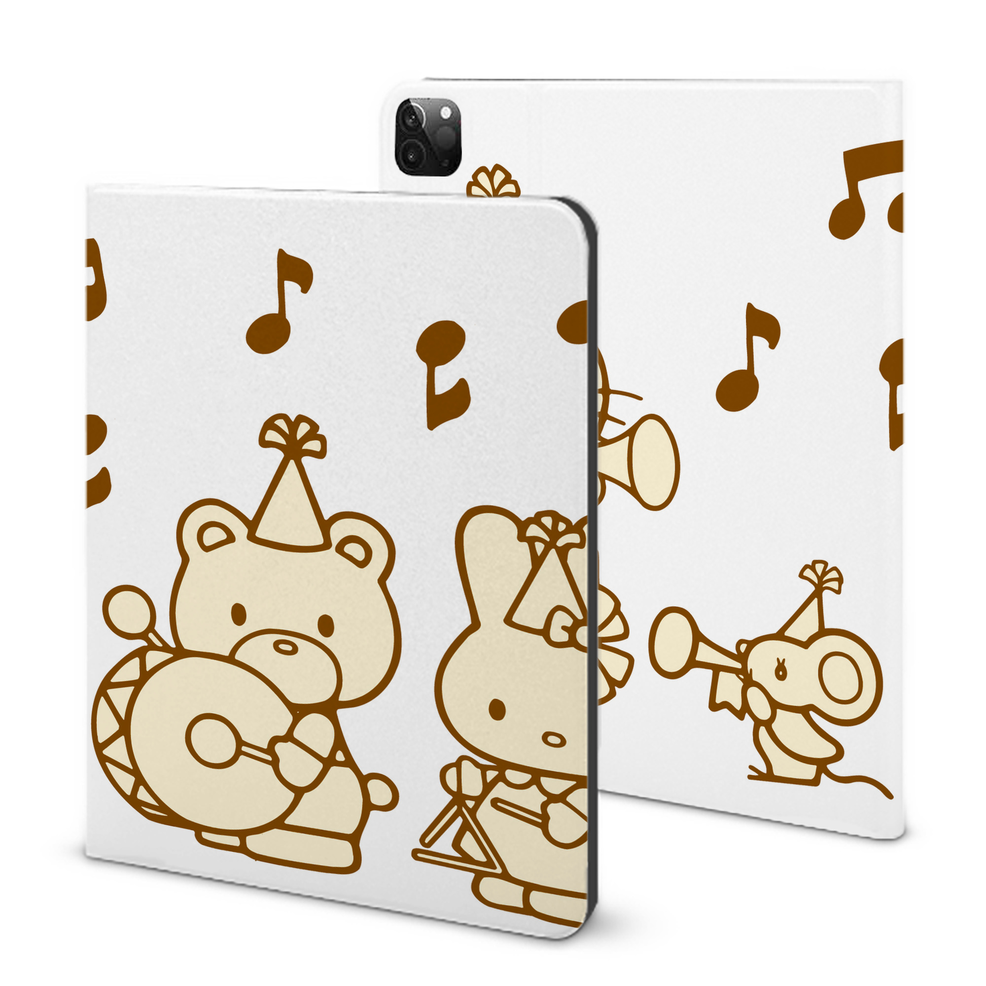 （画像用） Hello Kitty ハローキティ IPadケース ペンホルダー付き ブックスタイルデザイン